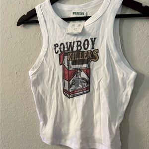 Cowboy Killers Cropped Tank Top